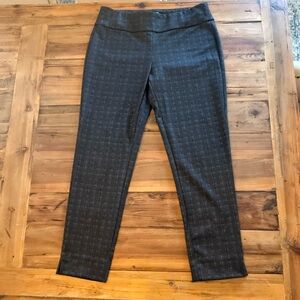 Women’s Dark Gray Checkered Pull On Pants from Zac & Rachel